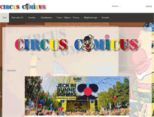 Tablet Screenshot of circus-comicus.de